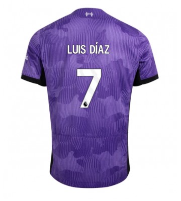 Liverpool Luis Diaz #7 Koszulka Trzecich 2023-24 Krótki Rękaw